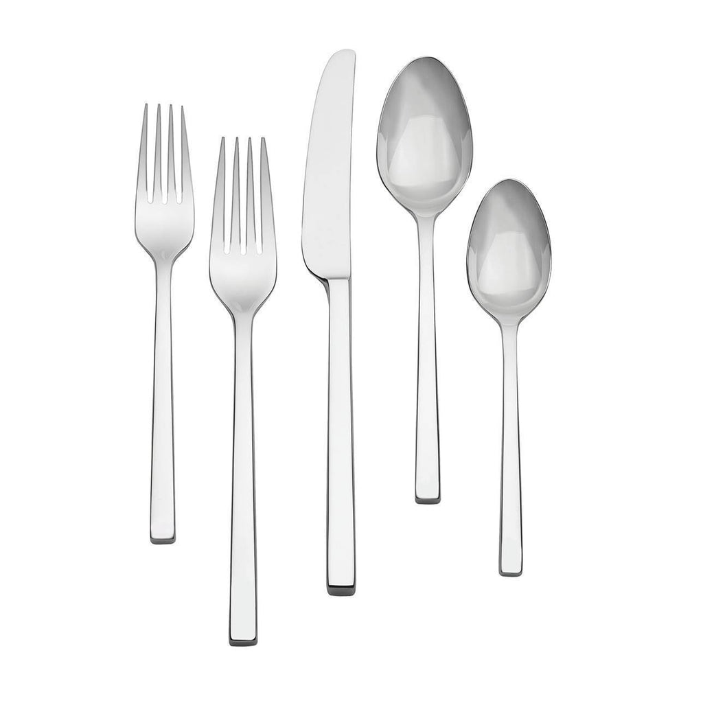 Vera Polished 5-Piece Place Setting by Vera Wang