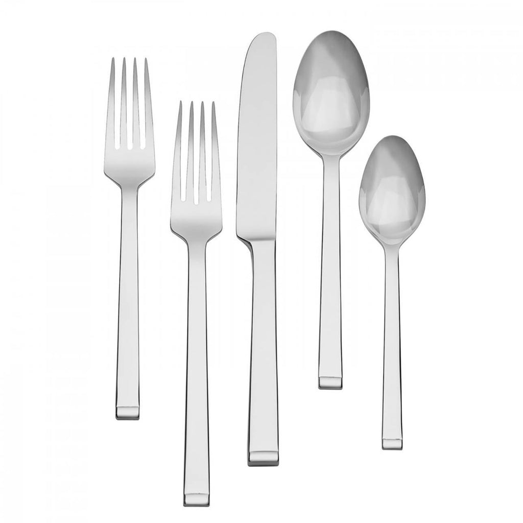 Arden Stainless Steel 45-Piece Flatware Set by Vera Wang