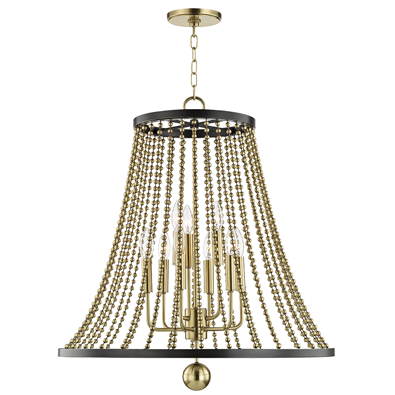 Spool 9 Light Chandelier