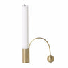 Balance Candle Holder in Brass by Ferm Living