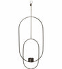 Oval Hanging Tealight Deco in Black by Ferm Living