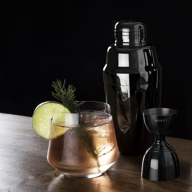 Gunmetal Heavyweight Cocktail Shaker