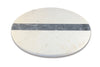 White & Gray Marble Lazy Susan