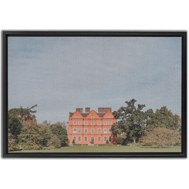 Maison Orange Framed Canvas