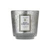 Pedestal 3 Wick Tin Candle in White Currants & Alpine Lace design by Voluspa