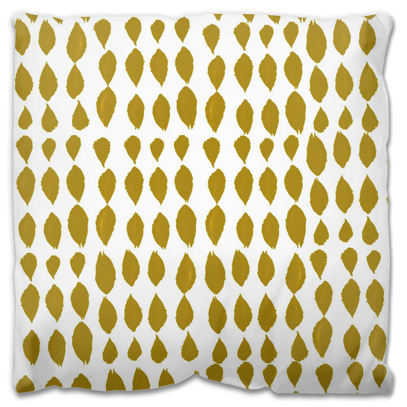 Mustard Throw Pillow