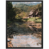 Village Framed Canvas