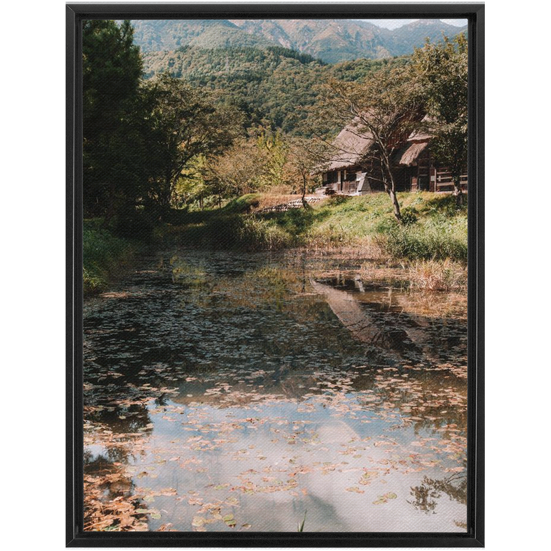 Village Framed Canvas