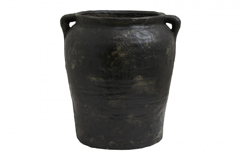 CEMA Large Pot with Handle in Black