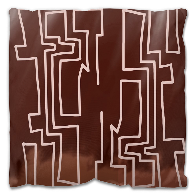 Glyph Throw Pillow