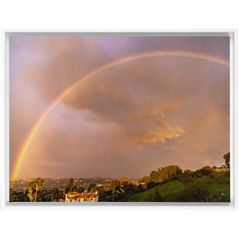 Rainbow 2 Framed Stretched Canvas