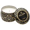 Petite Decorative Tin Candle in Ambre Lumiere design by Voluspa