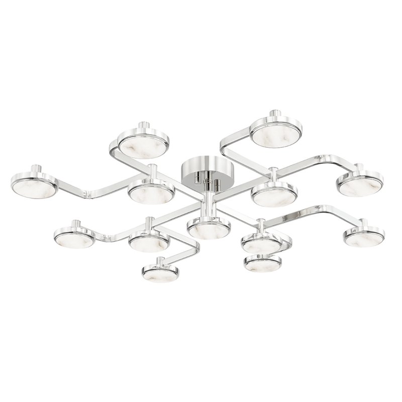 Meander 13 Light Semi Flush