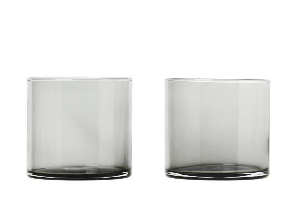 MERA Drinking Glasses Lowball Set of 2 in Smoked - 7oz