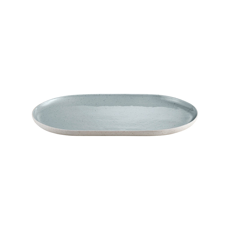 Sablo Ceramic Stoneware Oval Serving Plate