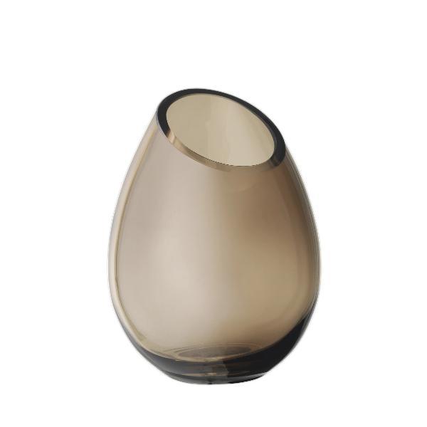 DROP Vase 6.5in H x 4.9in Coffee