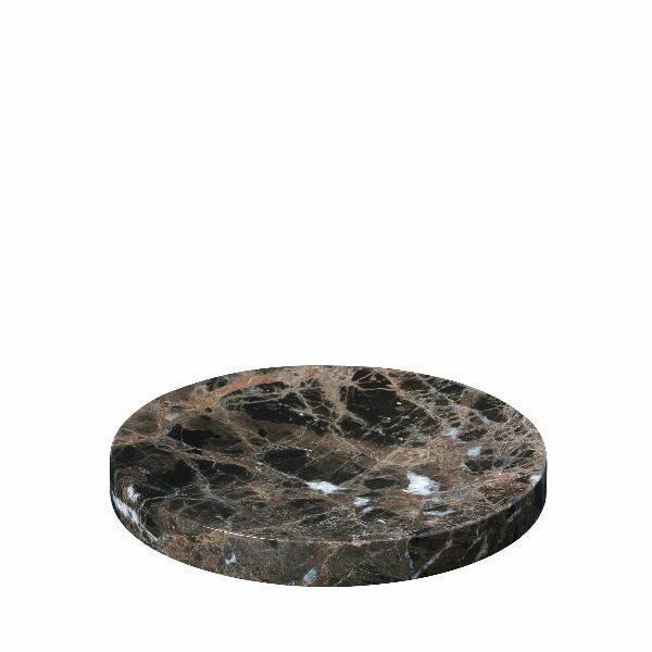 PESA Marble Tray 7.5" x .8" in Brown