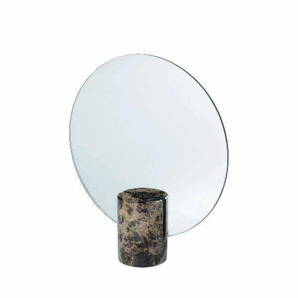 PESA Marble Table Mirror in Brown