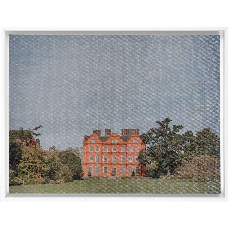 Maison Orange Framed Canvas