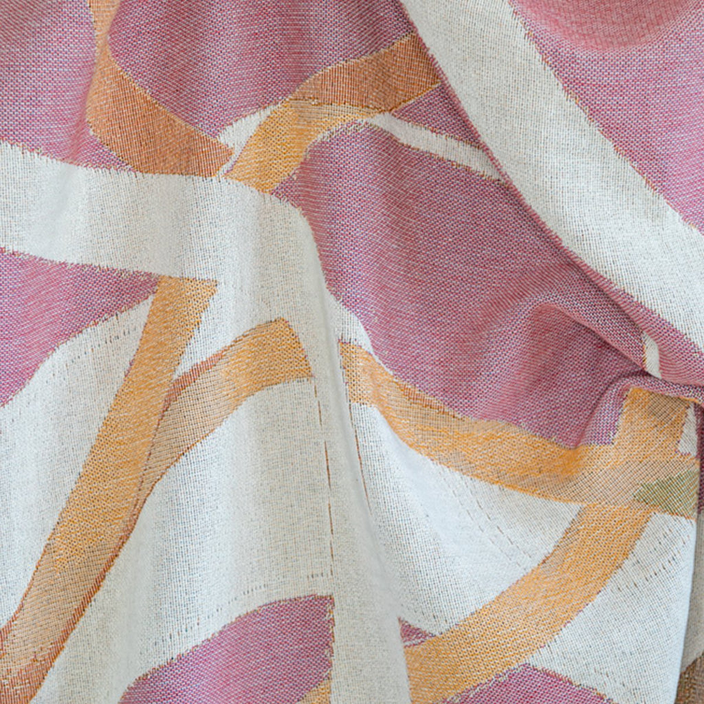 Pink Path Woven Throw