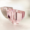 Curved Graphic Candleholder In Pale Rose 1