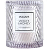 Icon Cloche Cover Candle in Violet & Honey design by Voluspa