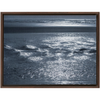 Silver Sea Framed Canvas