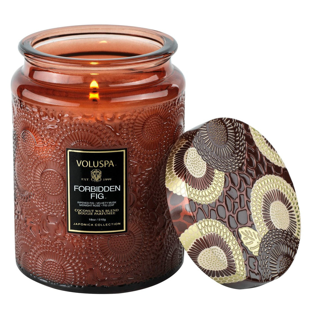 Forbidden Fig Large Jar Candle