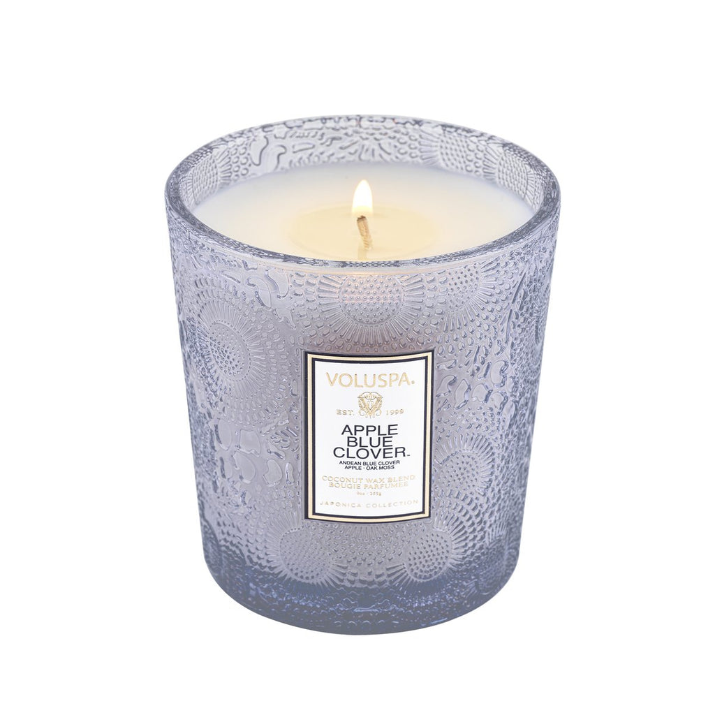 Apple Blue Clover Classic Candle