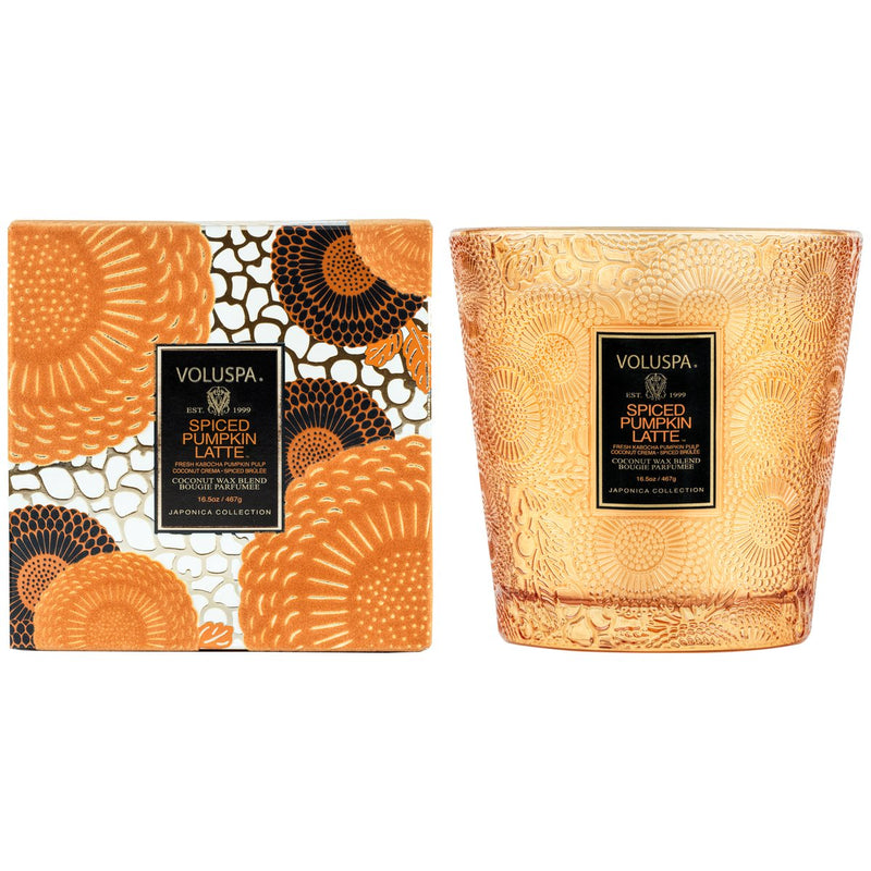 Spiced Pumpkin Latte 2 Wick Hearth Candle