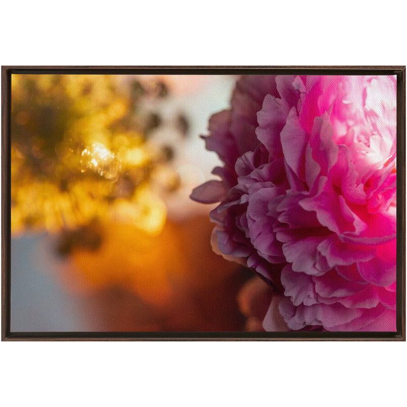 Floral Dream Framed Stretched Canvas