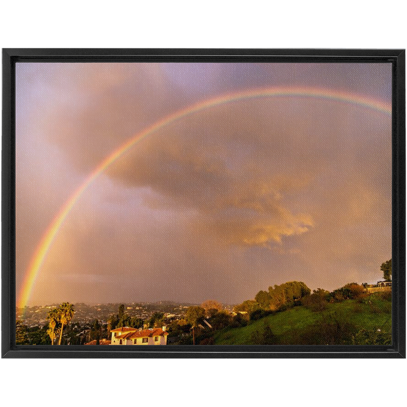 Rainbow 2 Framed Stretched Canvas