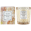 Classic Textured Glass Candle in Bergamot Rose design by Voluspa