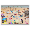 Bright Beach Framed Canvas