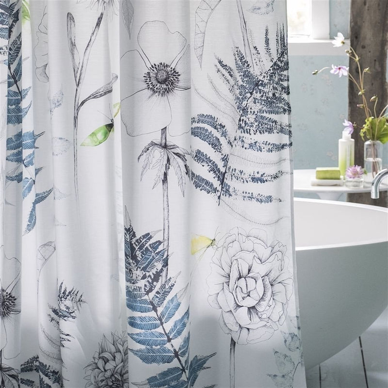 Designers Guild Acanthus Indigo Shower Curtain