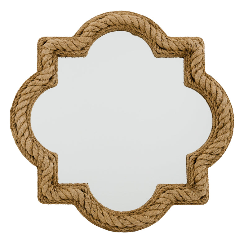 Quatrefoil Rope Mirror