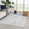 Contessa Medallion Blue & White Area Rug