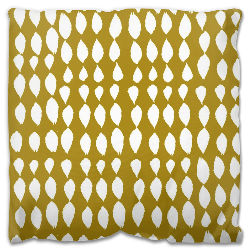 Mustard Throw Pillow