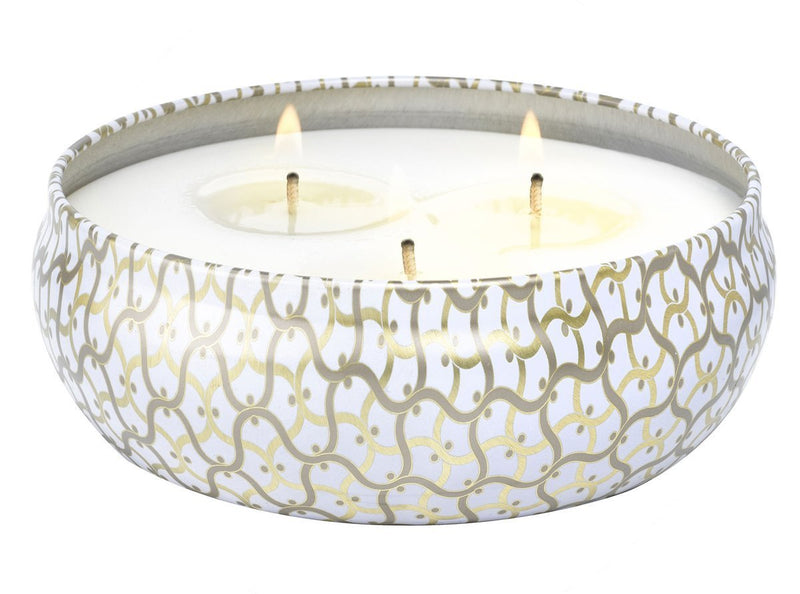 Suede Blanc 3 Wick Tin Candle