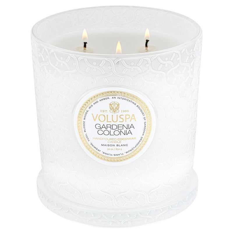 Gardenia Colonia Luxe Candle