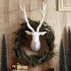 Winter Wonderland Glitter Deer Head Wall Decor