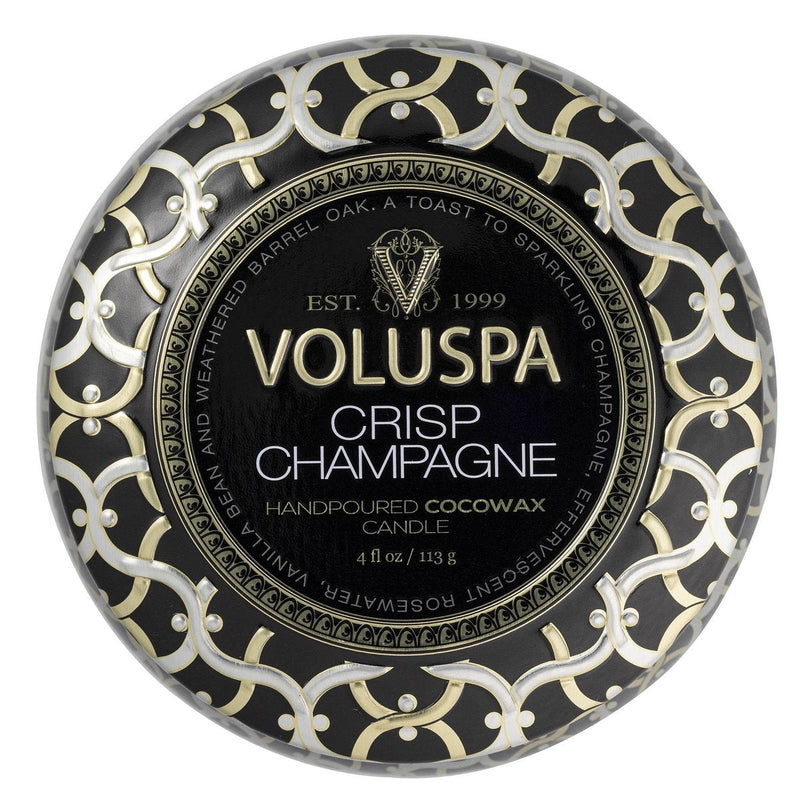 Crisp Champagne Mini Tin Candle