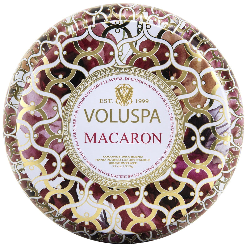 Maison Metallo 2 Wick Candle in Macaron design by Voluspa