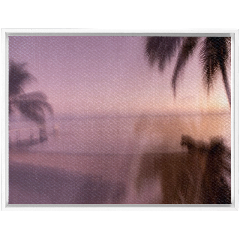 Tahitian Sunrise Framed Canvas