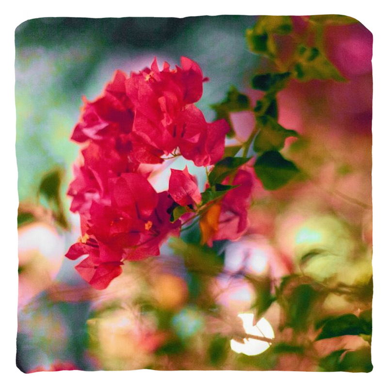 Bougainvillea Throw Pillow