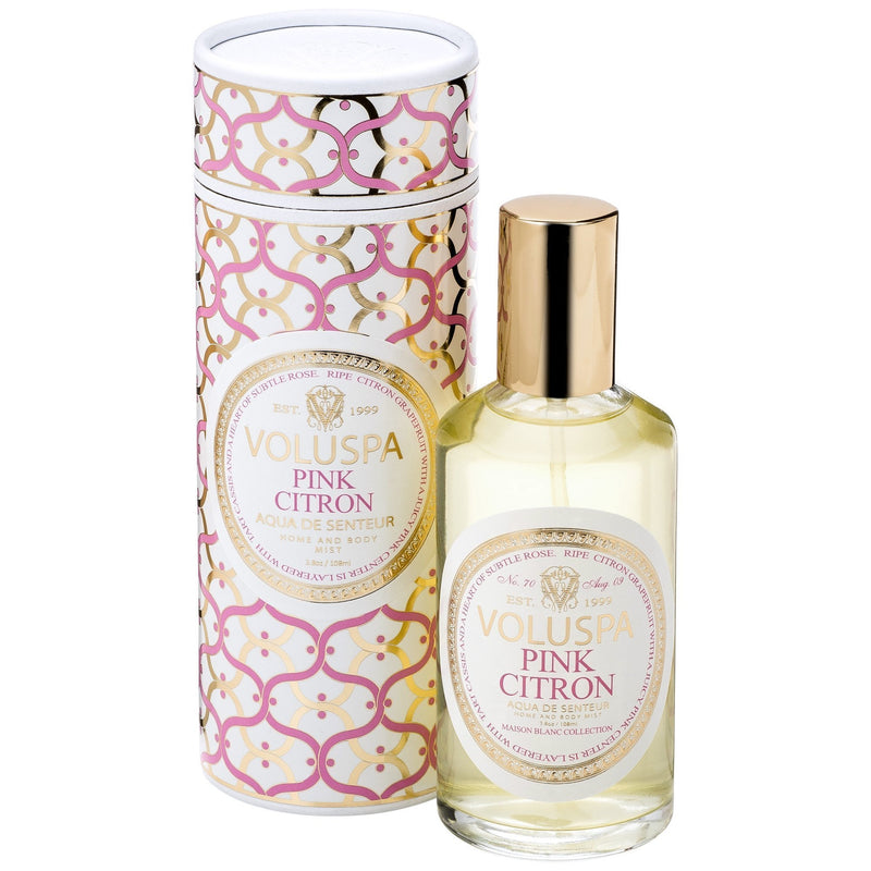 Aqua De Senteur Room & Body Spray in Pink Citron design by Voluspa