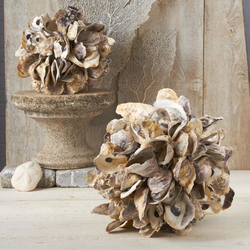 Oyster Shell Ball in Various Sizes