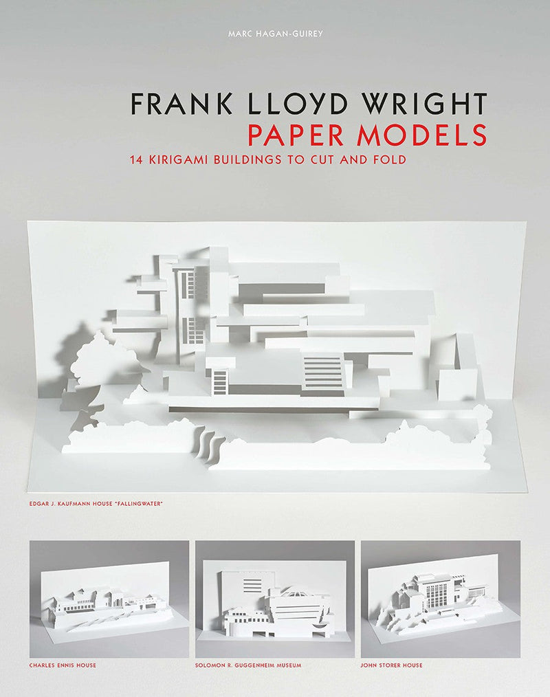 Frank Lloyd Wright Paper Models 14 Kirigami Buildings to Cut and Fold