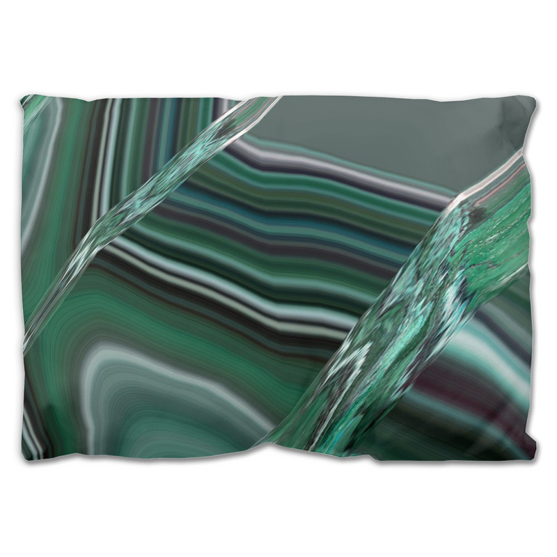 Malachite Throw Pillow