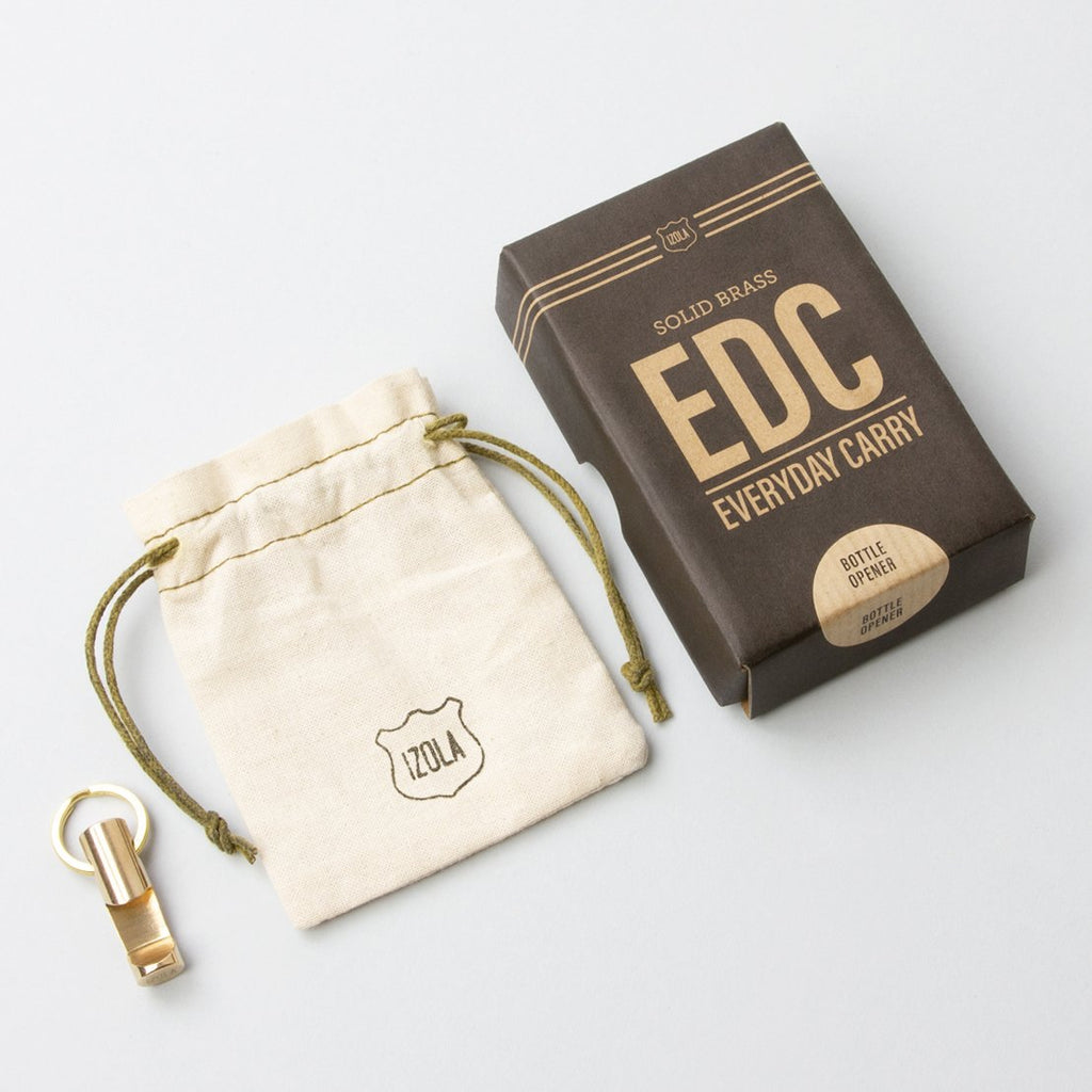 Brass EDC Bottle Opener design by Izola